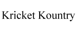 KRICKET KOUNTRY trademark