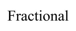 FRACTIONAL trademark