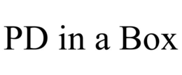 PD IN A BOX trademark