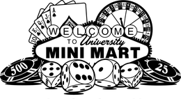 WELCOME TO UNIVERSITY MINI MART 10 K Q J A 2 15 19 4 21 2 25 17 27 6 34 13 36 11 8 23 5 24 1 500 25 trademark