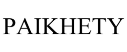 PAIKHETY trademark