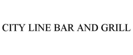 CITY LINE BAR AND GRILL trademark