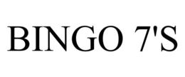 BINGO 7'S trademark