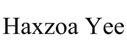 HAXZOA YEE trademark