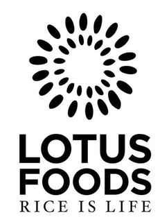 LOTUS FOODS RICE IS LIFE trademark