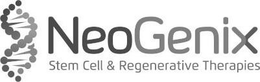 NEOGENIX STEM CELL & REGENERATIVE THERAPIES trademark