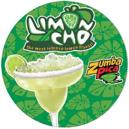 LIMONCHO THE MOST INTENSE LEMON FLAVOR! ZUMBA PICA trademark