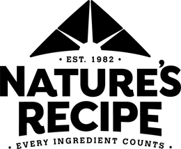 EST. 1982 NATURE'S RECIPE EVERY INGREDIENT COUNTS trademark