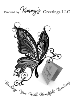 CREATED BY KIMMY'S GREETINGS LLC TOUCHING YOU WITH HEARTFELT CREATIONS KIMMY'S GREETINGS trademark