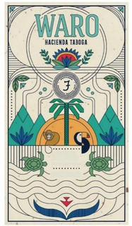 WARO HACIENDA TABOGA. DESTILERIA HACIENDA TABOGA 1916 trademark