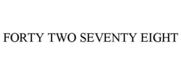 FORTY TWO SEVENTY EIGHT trademark