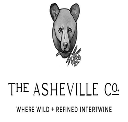 THE ASHEVILLE CO. WHERE WILD + REFINED INTERTWINE trademark