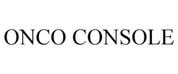 ONCO CONSOLE trademark