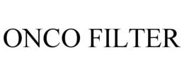 ONCO FILTER trademark