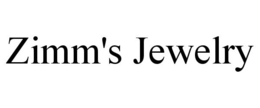 ZIMM'S JEWELRY trademark
