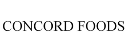 CONCORD FOODS trademark