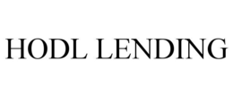 HODL LENDING trademark