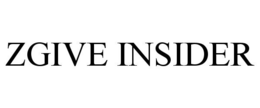 ZGIVE INSIDER trademark