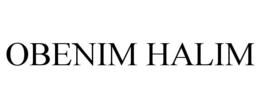 OBENIM HALIM trademark