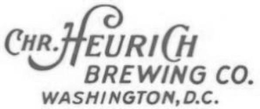 CHR.HEURICH BREWING CO. WASHINGTON, D.C. trademark