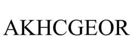 AKHCGEOR trademark