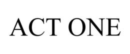 ACT ONE trademark