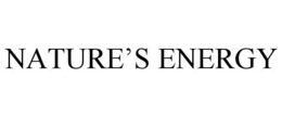 NATURE'S ENERGY trademark