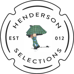 HENDERSON SELECTIONS EST 2012 trademark