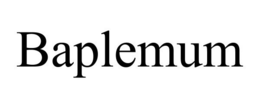 BAPLEMUM trademark