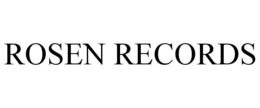 ROSEN RECORDS trademark
