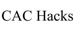 CAC HACKS trademark