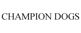 CHAMPION DOGS trademark