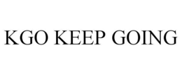 KGO KEEP GOING trademark