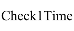 CHECK1TIME trademark