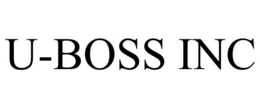 U-BOSS INC trademark