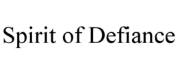 SPIRIT OF DEFIANCE trademark