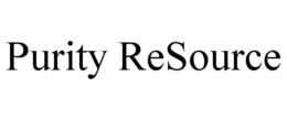 PURITY RESOURCE trademark