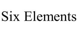 SIX ELEMENTS trademark