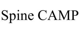 SPINE CAMP trademark