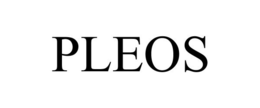 PLEOS trademark