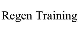 REGEN TRAINING trademark