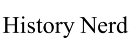 HISTORY NERD trademark