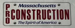 MASSACHUSETTS PRO CONSTRUCTION THE SPIRIT OF AMERICA trademark