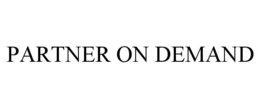 PARTNER ON DEMAND trademark