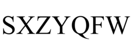 SXZYQFW trademark