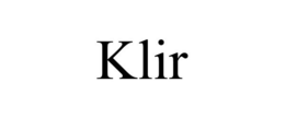 KLIR trademark