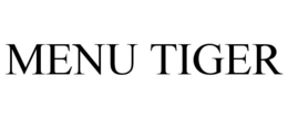 MENU TIGER trademark