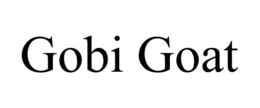 GOBI GOAT trademark