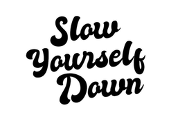 SLOW YOURSELF DOWN trademark
