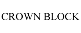 CROWN BLOCK trademark